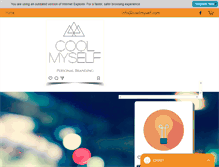 Tablet Screenshot of coolmyself.com